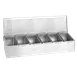 Thunder Group SSCD006 Bar Condiment Dispenser, Countertop Design, 6-Compartment 1 image