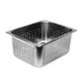 Thunder Group STPA3126PF Steam Table Pan, 1/2 Size, Perforated, 6" Deep, 18/8 Stainless Steel 1 image