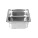 Thunder Group STPA3142 Steam Table Pan, 1/4 Size, 2-1/2" Deep, Anti-Jam, 18/8 Stainless Steel 1 image