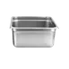 Thunder Group STPA3236 Steam Table Pan, 2/3 Size, 6" Deep, Anti-Jam, 18/8 Stainless Steel 1 image