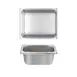 Thunder Group STPA4122 Steam Table Pan, 1/2 Size, 2-1/2" Deep, Anti-Jam, 18/8 Stainless Steel 1 image