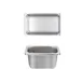 Thunder Group STPA4144 Steam Table Pan, 1/4 Size, 4" Deep, Anti-Jam, 18/8 Stainless Steel 1 image