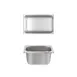 Thunder Group STPA4194 Steam Table Pan, 1/9 Size, 4" Deep, Anti-Jam, 18/8 Stainless Steel 1 image