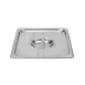 Thunder Group STPA5120C Steam Table Pan Cover, 1/2 Size, Solid With Handle, Reinforced Corners 1 image