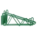 Thunder Group WBEP224 Double Wall Bracket, 24"D, Epoxy Coated, Green, NSF 1 image