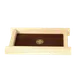 Thunder Group Y-75 Shoyu Sauce Holder Tray, 9" X 5", Without Handles, Shiraki Wood 1 image