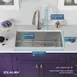 Elkay ECTRU30179RTFLC Single Bowl Undermount Sink Kit with Filtered Faucet, 32" x 19" / 18 Gauge 7 image