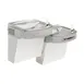 Elkay EZOSTL8SC Double Station Bi-Level ADA Water Cooler - Hands-Free, Non-Filtered / Refrigerated 1 image