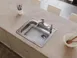 Elkay GE12521R1 Single Bowl Drop-In Stainless Steel Kitchen Sink, 25" X 21.25" / Right Drain - 1 Hole 5 image