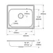 Elkay GE125224 Single Bowl Drop-In Stainless Steel Kitchen Sink, 25" X 22" / 22 Gauge - 4 Holes 2 image