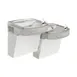 Elkay LZSTLDDSC Wall Mount Versatile Bi-level ADA Cooler, Filtered / Non-refrigerated / Light Gray  1 image