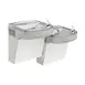 Elkay LZSTLDDSC Wall Mount Versatile Bi-level ADA Cooler, Filtered / Non-refrigerated / Light Gray  8 image
