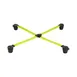 FLAT Tech CT2064 Self-Stabilizing Adjustable Height Black Table Base with Pneumatic Post- 22" x 22" 2 image