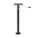 FLAT Tech CT7000 Adjustable Height Black Table Base w/ Pneumatic Post - 30" x 30" 1 image