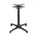 G & A FX2626 Aluminum Table Base, 26"x26" Base Spread, Dining Height, Black Finish, Folding & Nesting 1 image