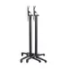 G & A FXH2626 Aluminum Table Base, 26"x26" Bar Height, Folding, Black Finish, Self Leveling 2 image