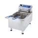 Globe PF10E Full Pot Countertop Electric Fryer with 10 lbs Capacity, 2 Baskets, 1.7 kW, 120v 3 image