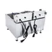 Globe PF32E Split Pot Countertop Electric Fryer w/ 2 Baskets, 32 Lb. Capacity, 208/240V 11 image