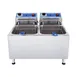 Globe PF32E Split Pot Countertop Electric Fryer w/ 2 Baskets, 32 Lb. Capacity, 208/240V 4 image