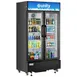 Unity U-48M Merchandiser Refrigerator - 47.24" W, 26 cu. ft., Black Exterior, Dual Glass Doors 1 image