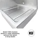 IMC Teddy CMS-X Combination Hand & Mop Sink, Free-Standing, 7 image