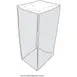 AllPoints 1331445 Vinyl Rack Cover, 64" x 23" x 28", Full Height, Bun Pan Rack 1 image