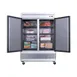 Dukers Appliance Co D55F 55" 2-Solid Door Reach-In Freezer, Bottom Mounted, 40.74 cu. ft., Stainless Steel 2 image