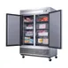 Dukers Appliance Co D55F 55" 2-Solid Door Reach-In Freezer, Bottom Mounted, 40.74 cu. ft., Stainless Steel 4 image