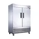 Dukers Appliance Co D55R 55" 2-Solid Door Reach-In Refrigerator, Bottom Mount, 40.74 cu. ft. 1 image