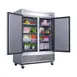 Dukers Appliance Co D55R 55" 2-Solid Door Reach-In Refrigerator, Bottom Mount, 40.74 cu. ft. 3 image