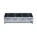 Dukers DCHPA48 48" Countertop Gas Hotplate with (8) Burners, Manual Controls, 224.000 BTU 1 image