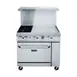Dukers Appliance Co DCR36-2B24GM 36" Gas Restaurant Range w/ (2) Open Burners, 24" Griddle, (1) Standard Oven, 157.000 BTU  1 image