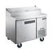Dukers Appliance Co DPP44 44" Refrigerated Pizza Prep Table w/ 1 Door, (6) 1/3 Size Pans  2 image