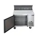 Dukers Appliance Co DPP44 44" Refrigerated Pizza Prep Table w/ 1 Door, (6) 1/3 Size Pans  3 image