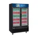 Dukers Appliance Co DSM-41R 47" Two Glass Door Merchandiser Refrigerator in Black, 41.3 cu. ft. 2 image