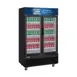 Dukers Appliance Co DSM-48R 54" Two Glass Door Merchandiser Refrigerator in Black, 48.7 cu. ft. 2 image