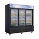 Dukers Appliance Co DSM-68SR 78" Three Glass Door Merchandiser Refrigerator in Black, 69 cu. ft. 1 image