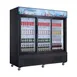 Dukers Appliance Co DSM-68SR 78" Three Glass Door Merchandiser Refrigerator in Black, 69 cu. ft. 2 image