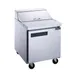 Dukers Appliance Co DSP29-8-S1 29" Sandwich/Salad Prep Table w/ 1 Door, 8 Pans 1 image