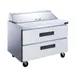 Dukers Appliance Co DSP36-10-D2 36" Sandwich/Salad Prep Table w/ 2 Drawers, 10 Pans 1 image