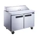 Dukers Appliance Co DSP36-10-S2 36" Sandwich/Salad Prep Table w/ 2 Door, 10 Pans 1 image