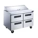 Dukers Appliance Co DSP48-12-D4 48" Sandwich/Salad Prep Table w/ 4 Drawers, 12 Pans 1 image