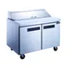 Dukers Appliance Co DSP48-12-S2 48" Sandwich/Salad Prep Table w/ 2 Doors, 12 Pans 1 image