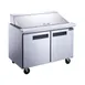 Dukers Appliance Co DSP48-18M-S2 48" Mega Top Sandwich/Salad Prep Table w/ 2 Doors, 18 Pans 1 image
