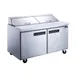 Dukers Appliance Co DSP60-16-S2 60" Sandwich/Salad Prep Table w/ 2 Doors, 16 Pans 1 image