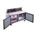 Dukers Appliance Co DSP60-16-S2 60" Sandwich/Salad Prep Table w/ 2 Doors, 16 Pans 3 image