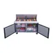Dukers Appliance Co DSP60-24M-S2 60" Mega Top Sandwich/Salad Prep Table w/ 2 Doors, 24 Pans 2 image