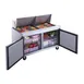 Dukers Appliance Co DSP60-24M-S2 60" Mega Top Sandwich/Salad Prep Table w/ 2 Doors, 24 Pans 3 image