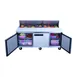 Dukers Appliance Co DSP72-20-S3 72" Sandwich/Salad Prep Table w/ 3 Doors, 18 Pans 2 image