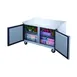 Dukers Appliance Co DUC36F 36" 2-Solid Door Undercounter Freezer, Stainless Steel, 9.6 cu. ft. 4 image